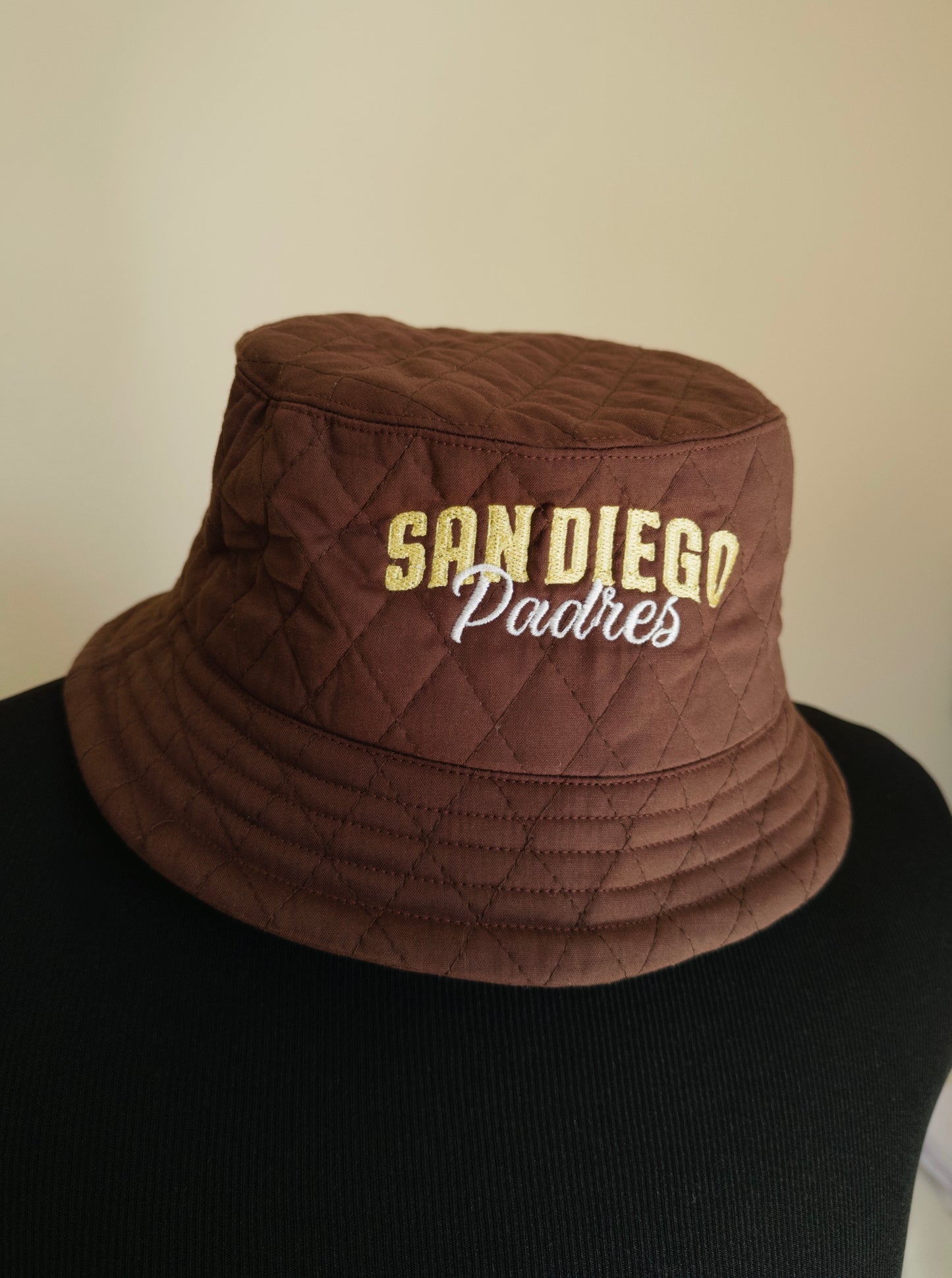 SAN DIEGO PADRES QUILTED BUCKET HAT