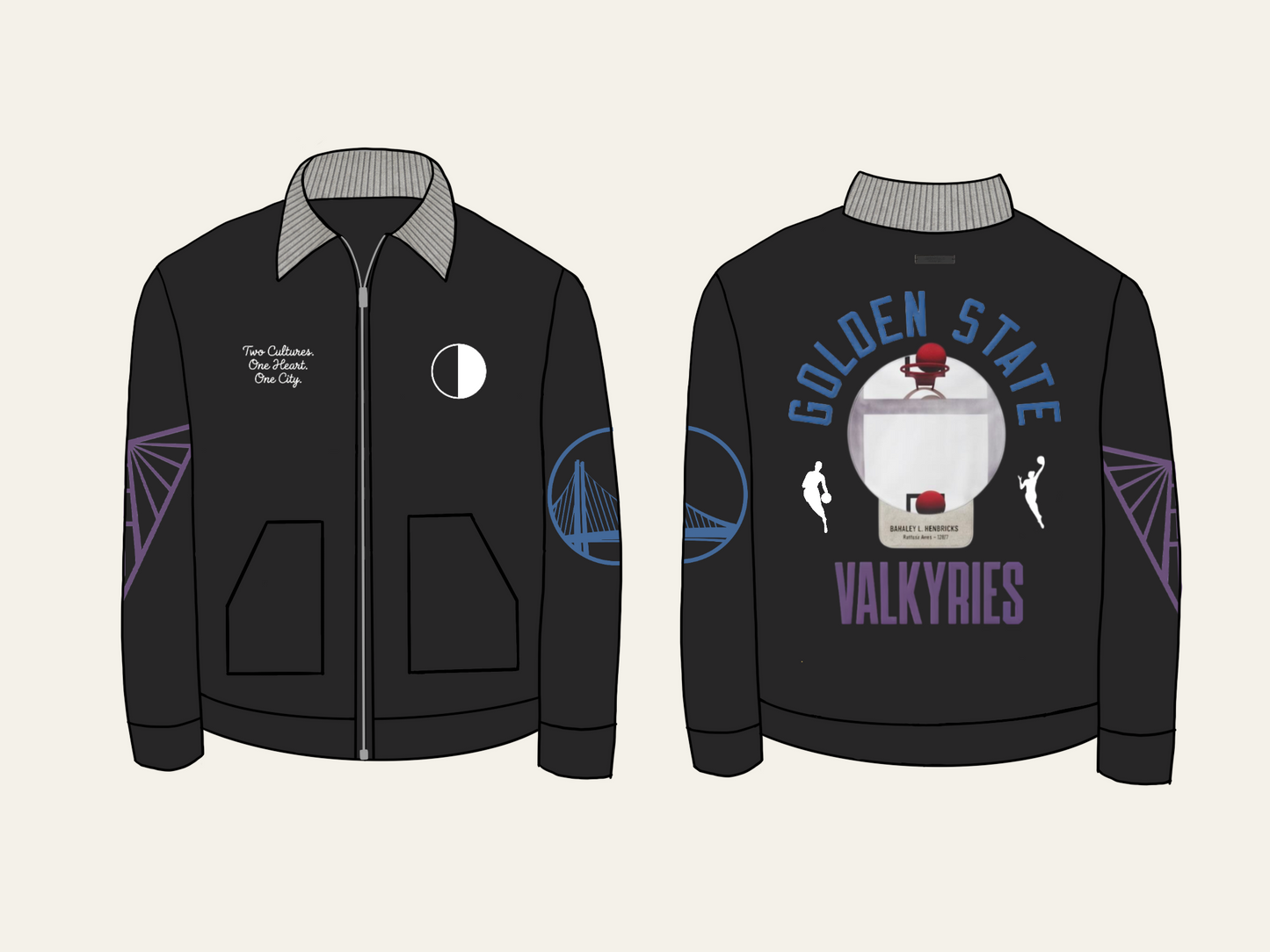Custom Warriors x Valkyries Jacket